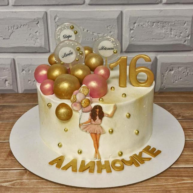 Торт на 5 лет девочке на заказ в СПб | Шоколадная крошка