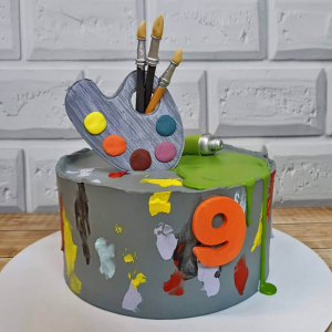 Торт для художника на день рождения