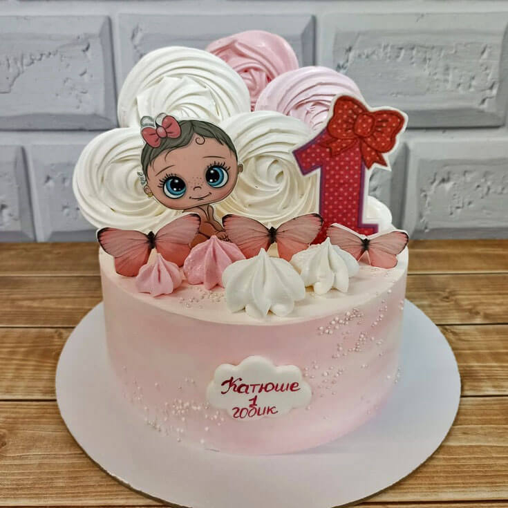 Торты на 3 года девочке на заказ в Москве | Заказать торт на день рождения