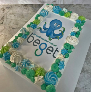 Торт с логотипом